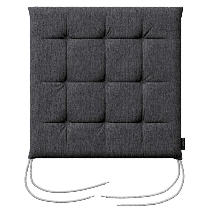 Възглавница за стол, Dekoria, Полиестер, 40x40 см, Сива