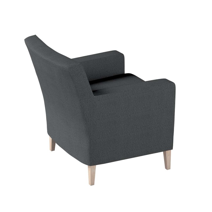 Калъф за фотьойл, Dekoria, Полиестер, Сив