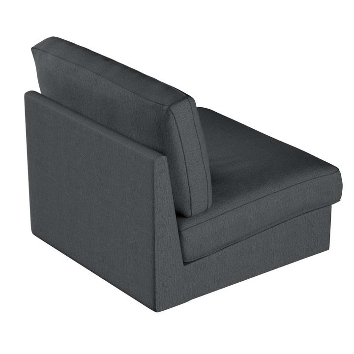 Калъф за фотьойл, Dekoria, Полиестер, Сив