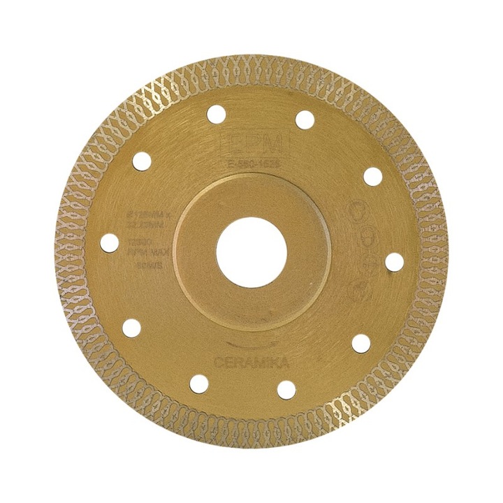 Gyémánt penge, EPM, 125 mm, arany