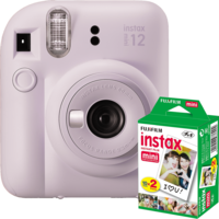 Aparat foto instant Fujifilm Instax Mini 12 Lilac Purple + Film Mini 2x10