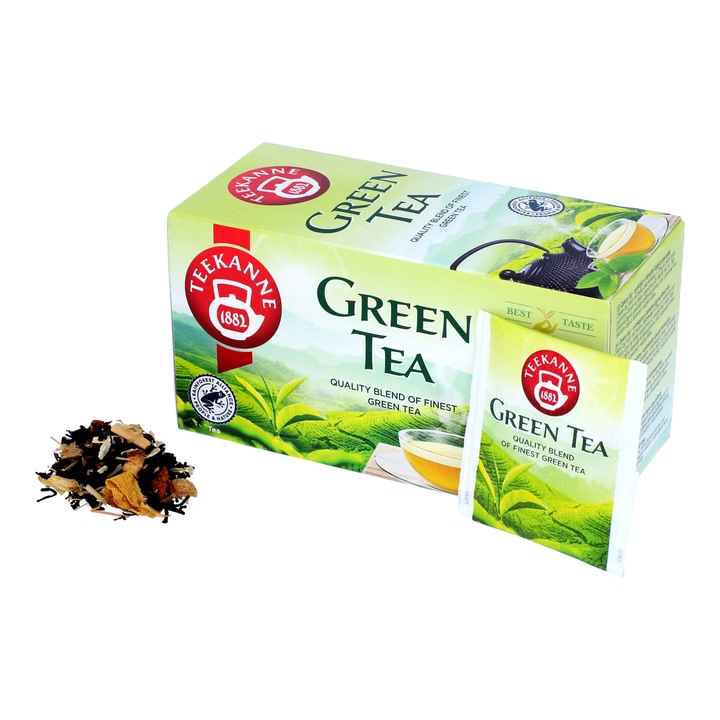 Зелен чай, Teekanne, тип Саше, Натурален, 35 гр