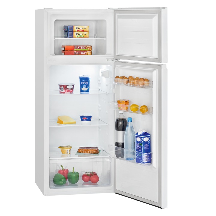 Bomann DT 7318.1 206 l, E fehér felülfagyasztós hűtőszekrény