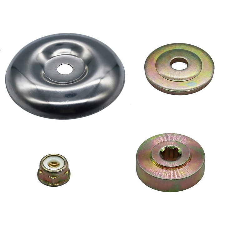 Adaptor pentru cap masina de tuns iarba, Longziming, Metal, Gri