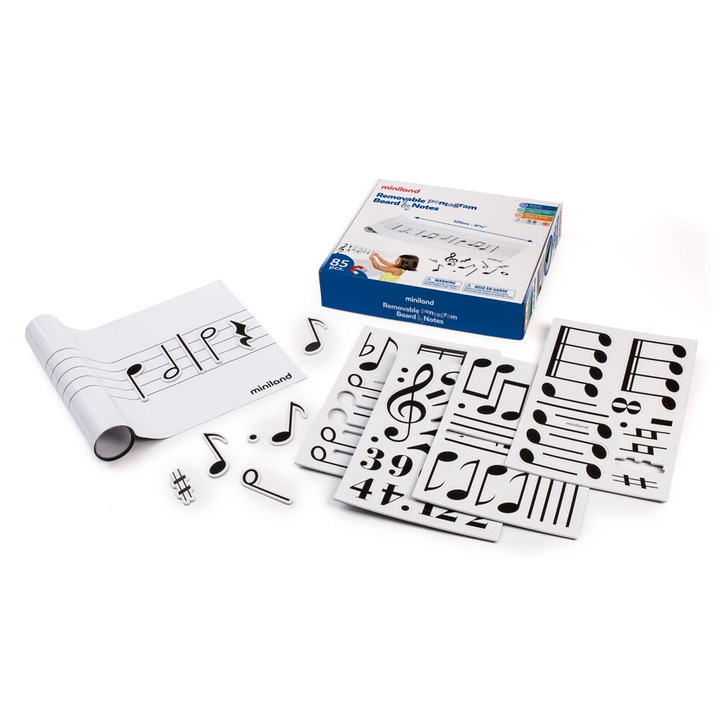 Mágneses hangjegy készlet