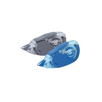 Banda corectoare Staples 5 mm x 8 m, albastru si gri Banda corectoare Staples 5 mm x 8 m, albastru si gri