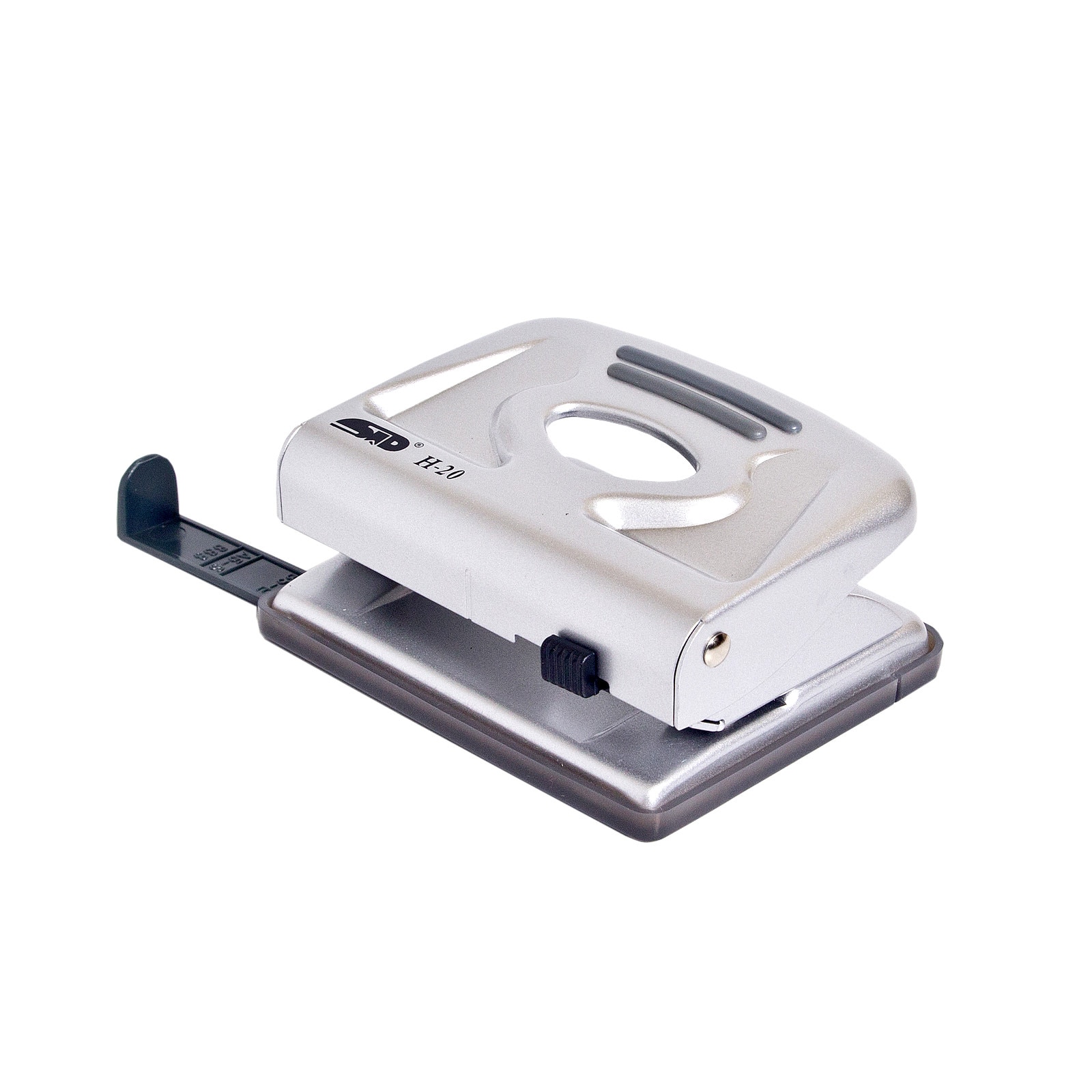 Perforator metalic Noki pentru 23 de coli, gri