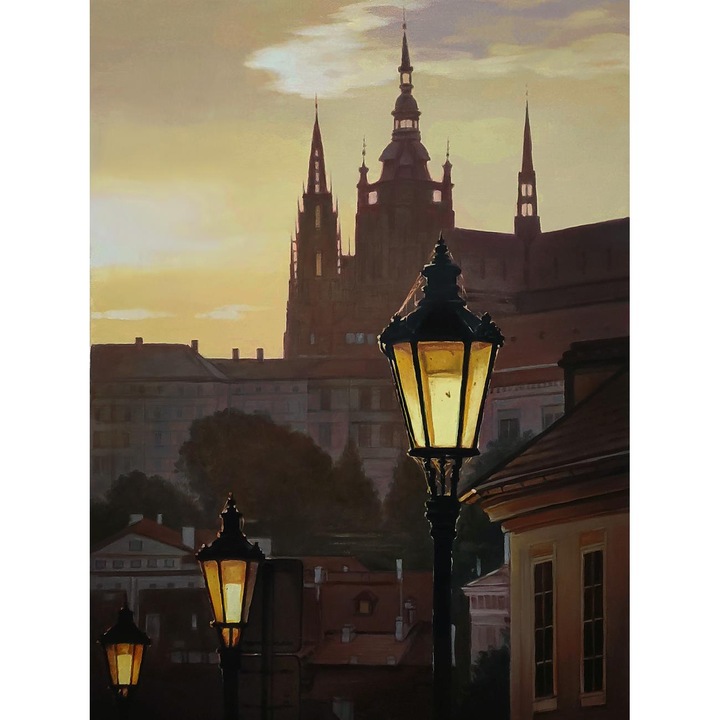 Рисуване по номера ITA ART, Прага, 40х50см, Многоцветен