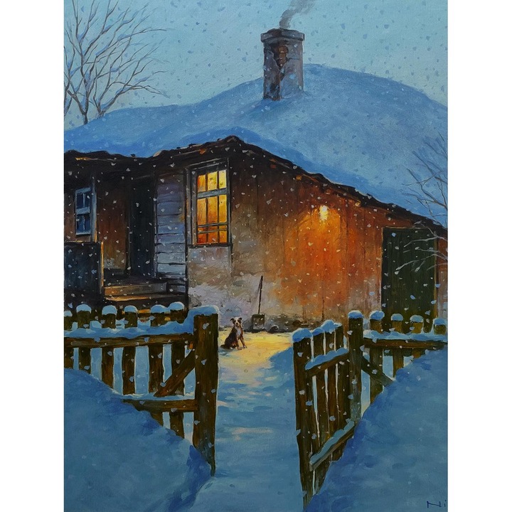 Рисуване по номера ITA ART, Тишина, 40х50см, Многоцветен