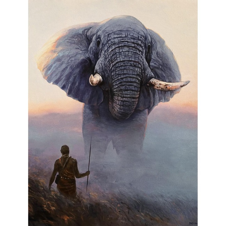 Рисуване по номера ITA ART, Величието на природата, 40х50см, Многоцветен