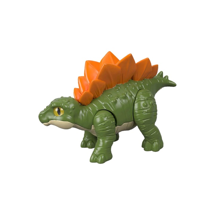 Фигурка Imaginext Mattel, Джурасик Свят, Бебе Дино Стегозавър, 8 см