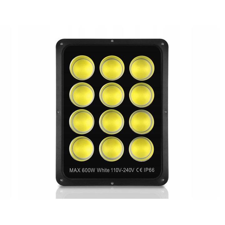 Lampa LED Halogen, Azaris, 600W, Negru