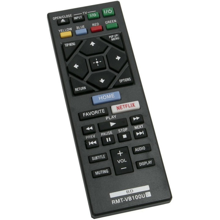 Дистанционно за Blu-Ray DVD Sony RMT-VB100U, x-remote, Netflix, Черно