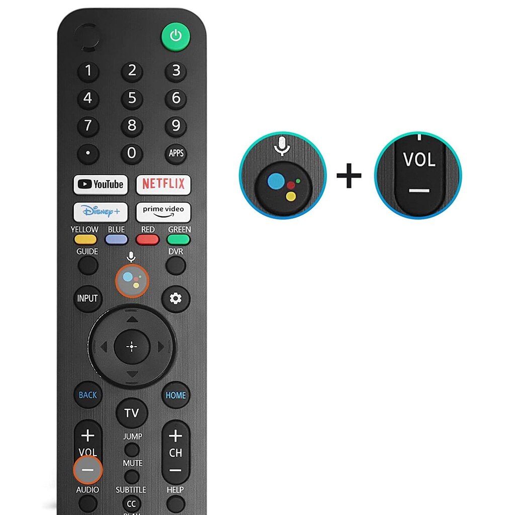 Aurabeam Telecomando Universale Sostitutivo Per TV Sony – Compatibile Con RMT-TX102D E Modelli KD/KDL Serie