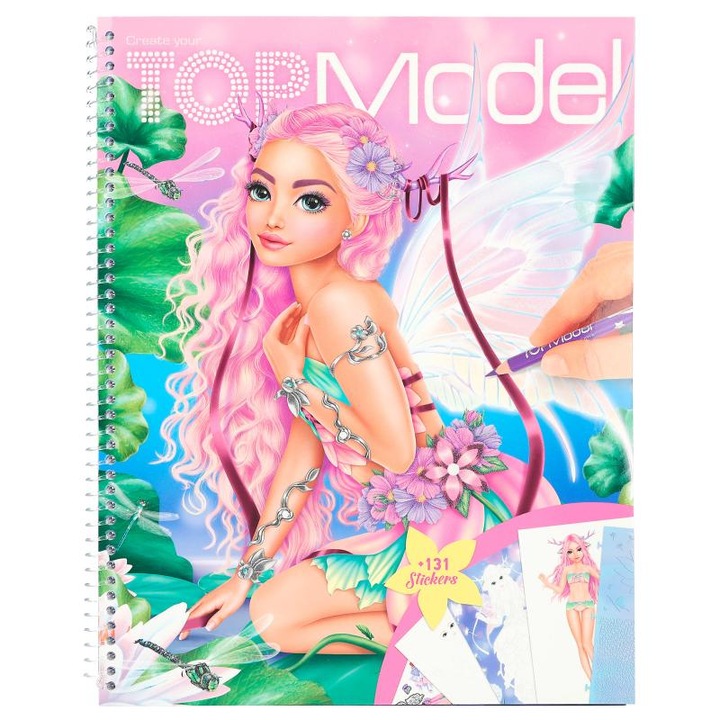 Fantasy TOPModel книга за оцветяване