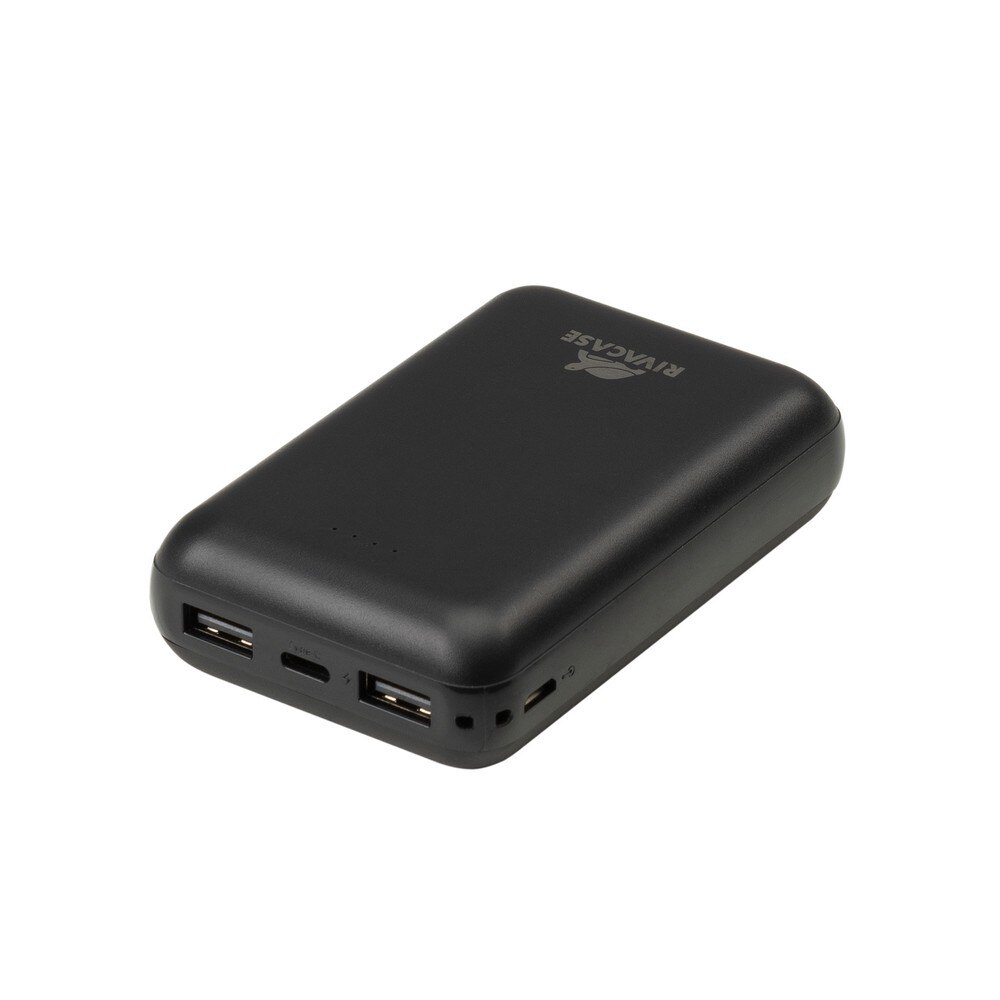 Baterie Portabila Rivacase Compacta USB A USB C 10000mAh 10W VA2412 Negru EMAG Ro