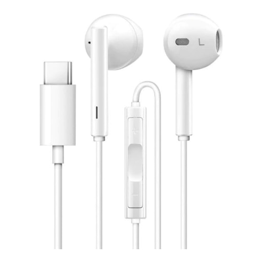 Casti Audio HUAWEI CM33 Cu Fir In-Ear Microfon Type C alb