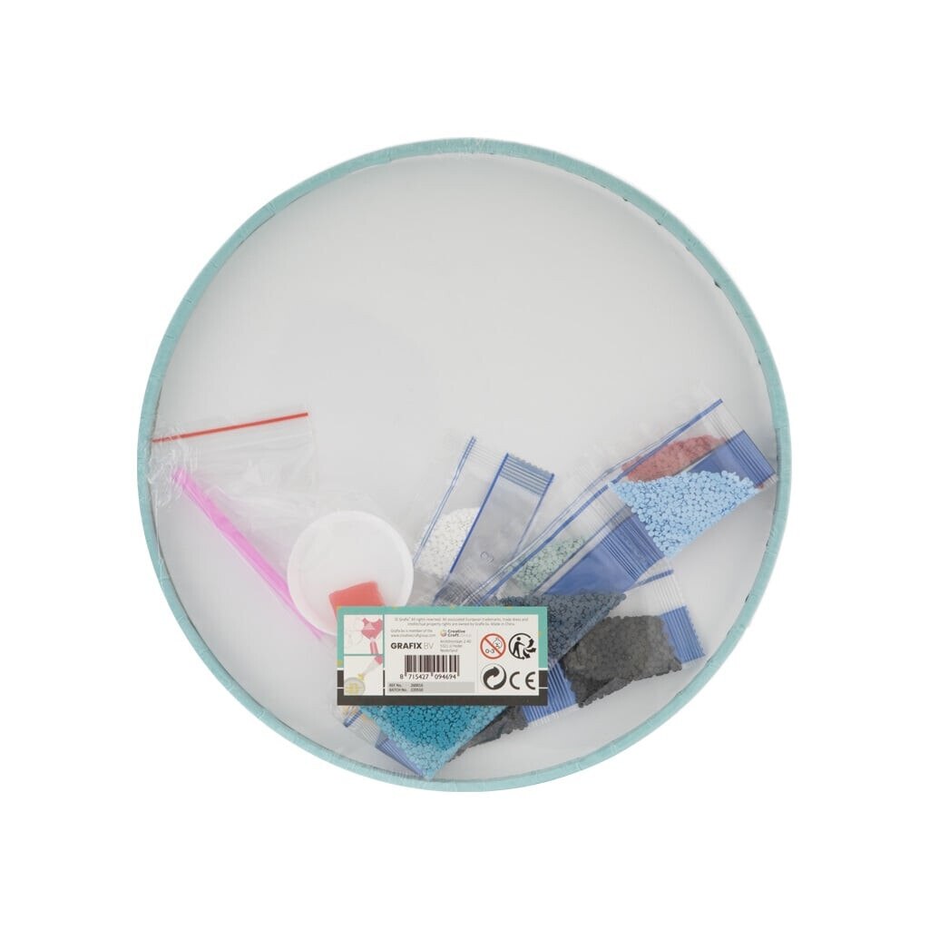 Set creativ cu diamante rotunde pe panza Mandala Diamond