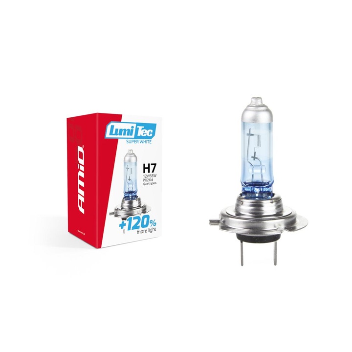 Bec halogen H7 12V 55W LumiTec SuperWhite 120%