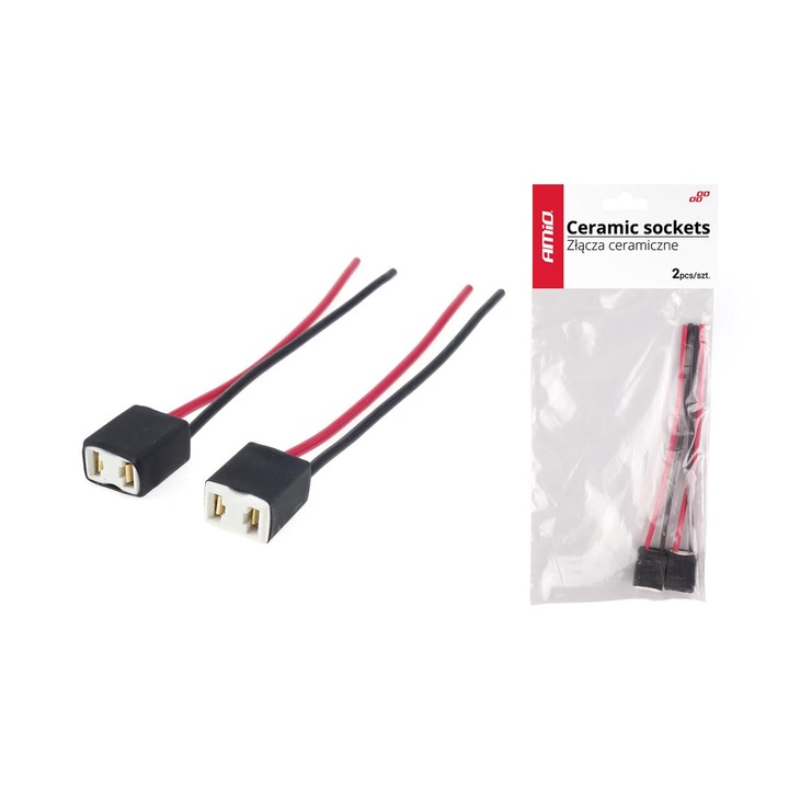 Set 2 conectori ceramici H7