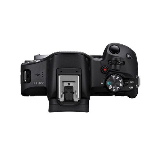 Aparat Foto Canon, EOS R50 MILC, obiectiv RF-S 18-45 mm IS STM