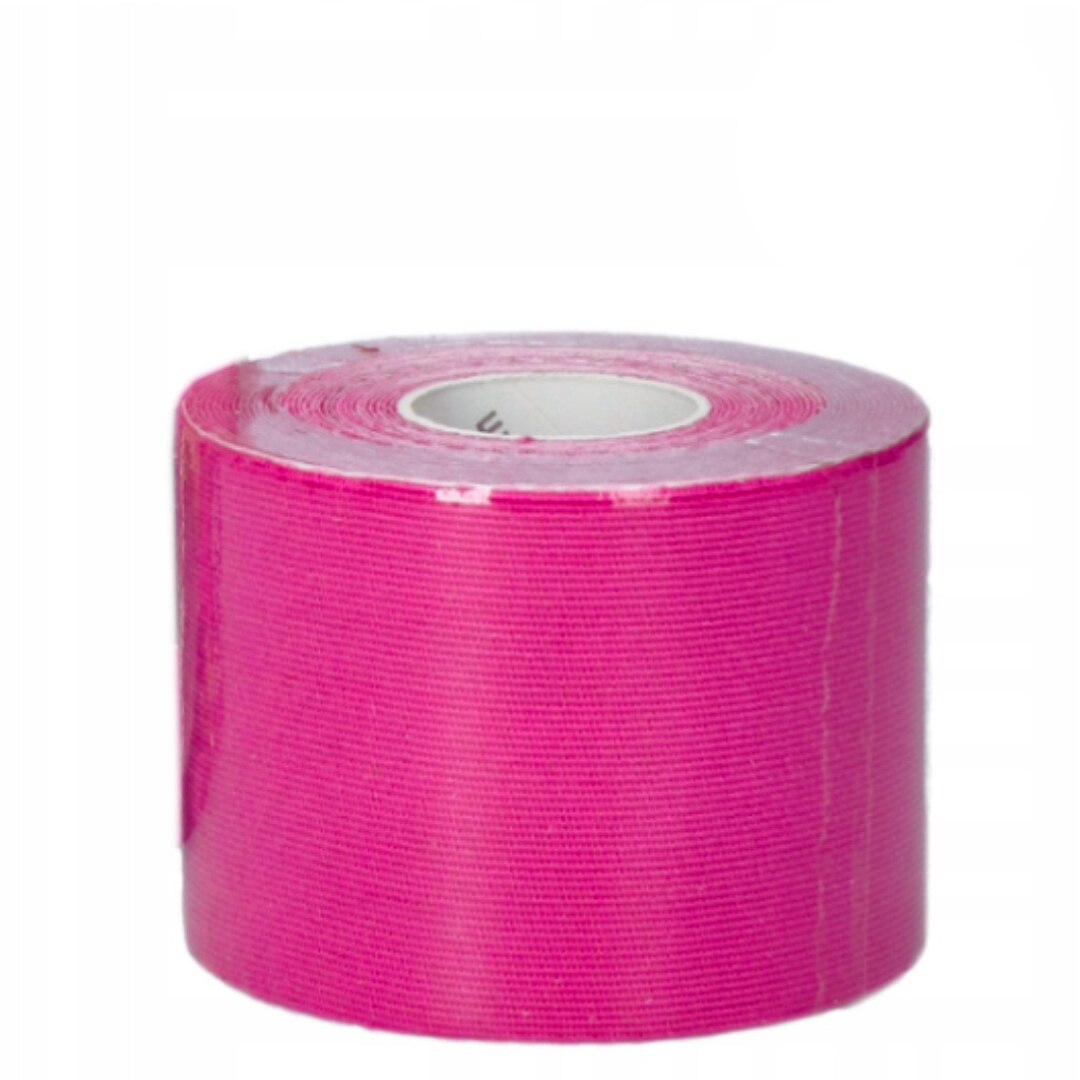 Banda de kinesiologie 5 cm x 4 m, Kinesio Tex Classic, Roz - eMAG.ro