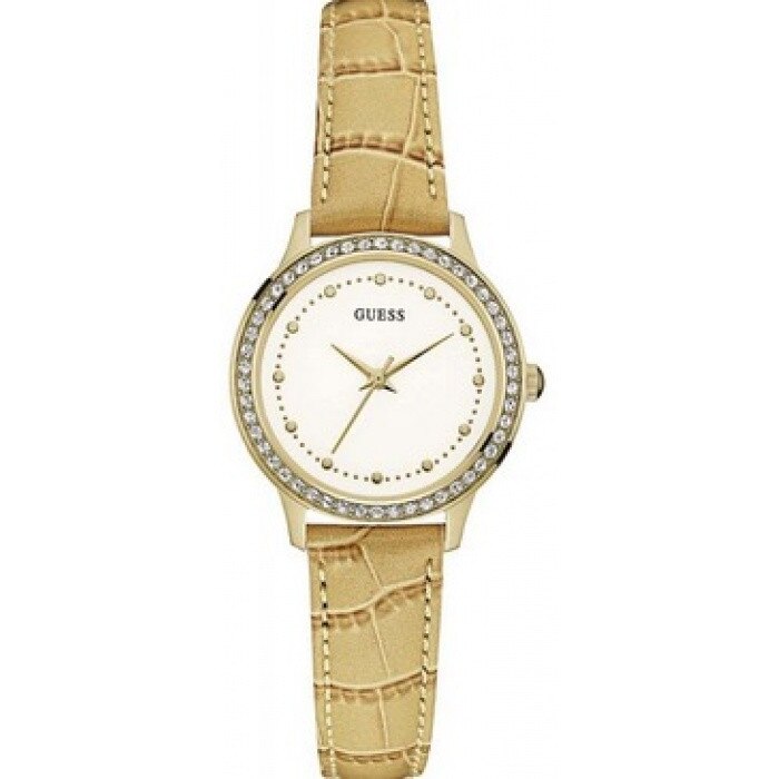 Ceas dama GUESS - W0648L3 - Auriu, piele, Quartz