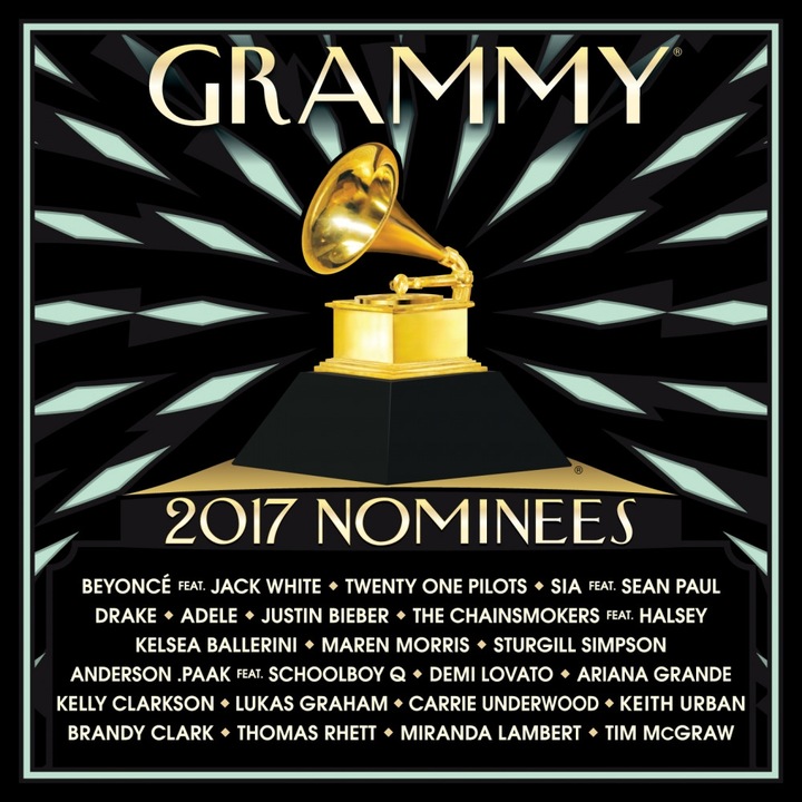 Különféle előadók (Adele, Beyoce, Justin Bieber, Sia, Drake, The Chainsmokers) - 2017 Grammy-jelöltek - CD