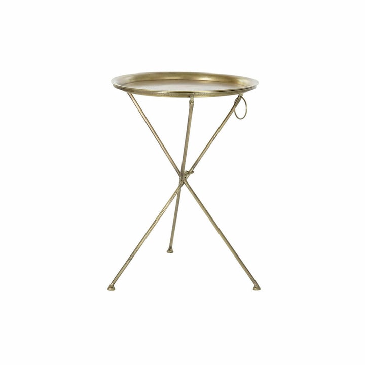 Холна маса DKD Home Decor, месинг, 47,5x47,5x64,5 см, златист