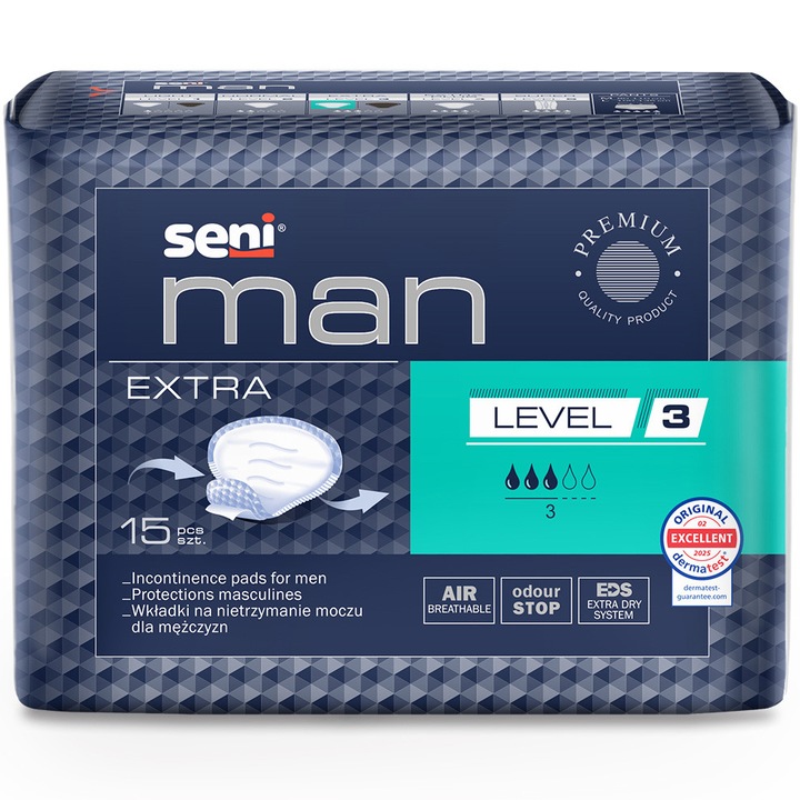Absorbante urologice barbati Seni Man Extra, Level 3, 15 buc