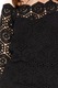 Черна дантелена рокля Framboise Sofiana