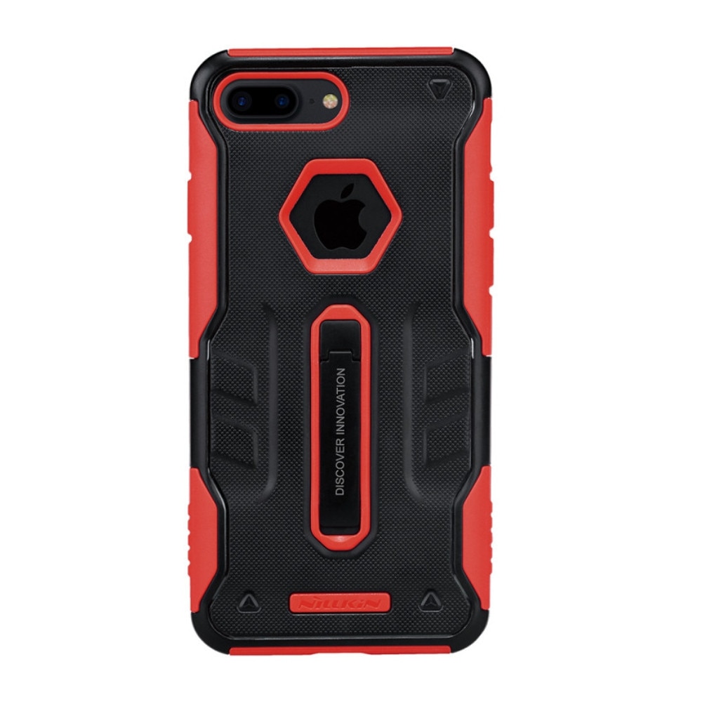 Husa hibrida cu clip suport Nillkin Defender 4 pentru iPhone 7 Plus, rosu