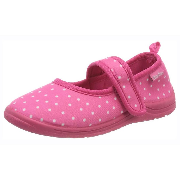 Детски пантофи, Playshoes, Dots, розови, Розов