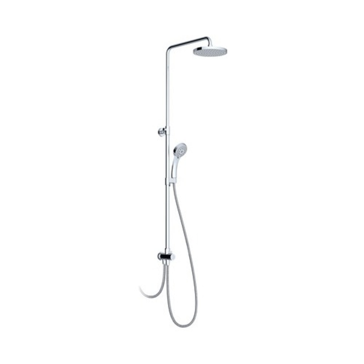 Sistem de dus cu termostat Grohe Vitalio Start 160, dus fix 160 mm 1 functie, para dus Vitalio Start 100 2 functii, crom