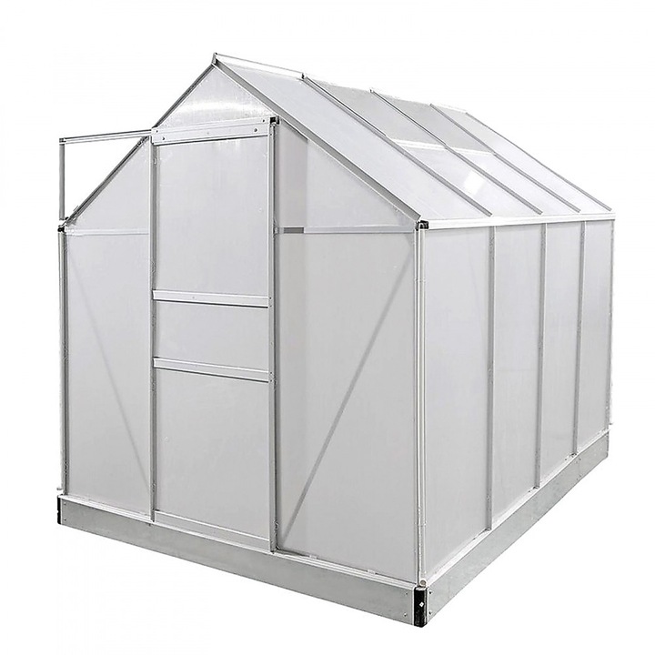 Mirpol G7011-4 Polikarbonát üvegház 1,9x1,95x2,5 m
