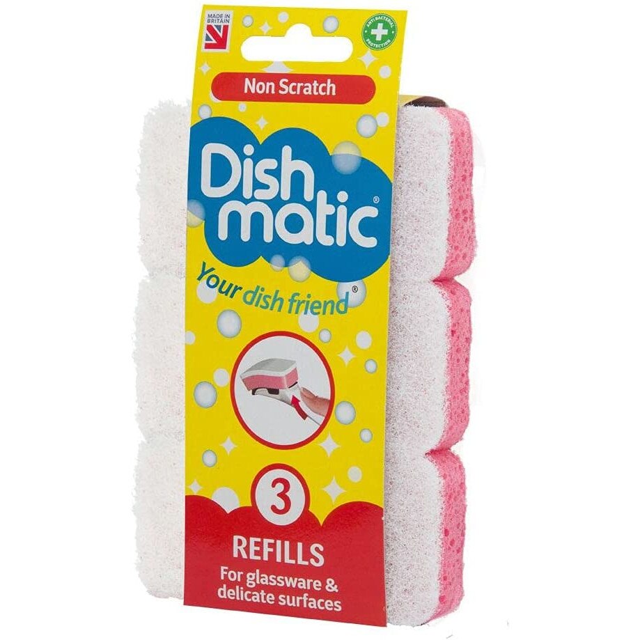 Pink Dishmatic szivacs utántöltő készlet, 3 db eMAG.hu