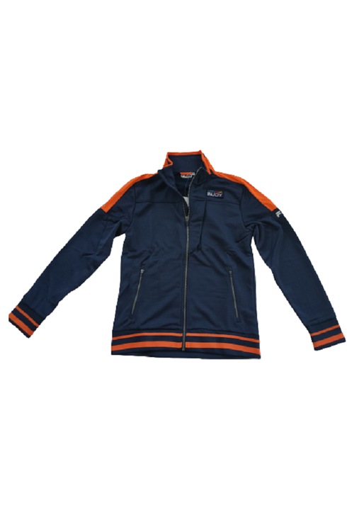 Bluza trening cu fermoar, Fila, Bleumarin inchis, 50 EU