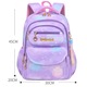 Rucsac de scoala, ZMBABY, Textil, rucsac impermeabil,45x20x30cm, Poate fi folosit si ca rucsac pentru uz zilnic, Mov