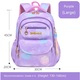 Rucsac de scoala, ZMBABY, Textil, rucsac impermeabil,45x20x30cm, Poate fi folosit si ca rucsac pentru uz zilnic, Mov