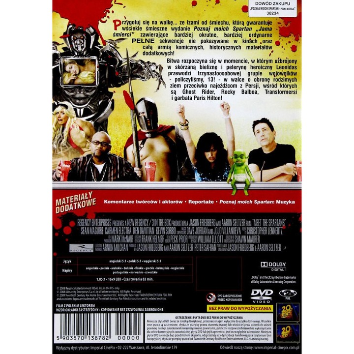 Intalnire cu spartanii [DVD]