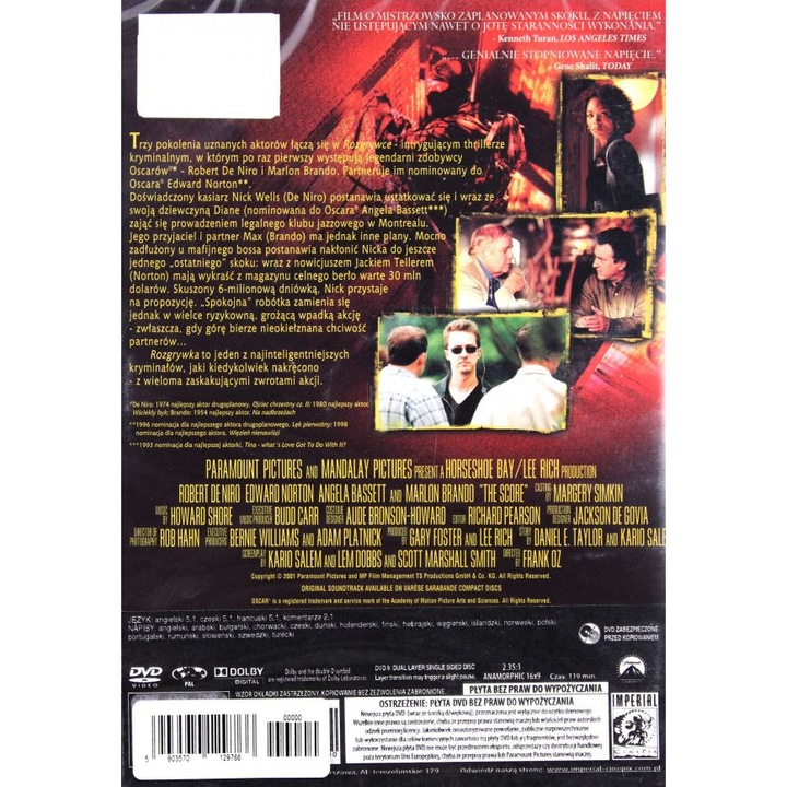 Scorul [DVD]