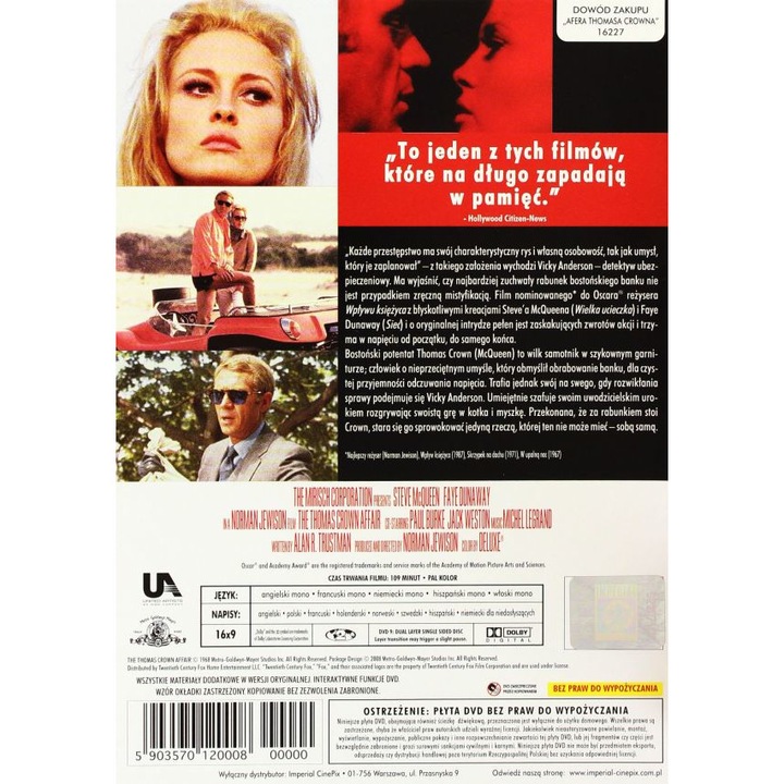 Cazul Thomas Crown [DVD]