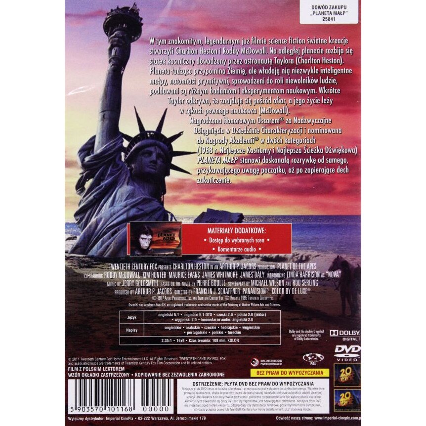 Планетата на маймуните [DVD] - eMAG.bg