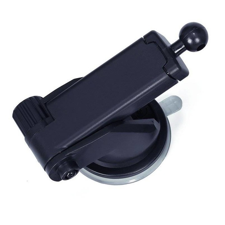 Suport telescopic de telefon, Interlook, Plastic, Negru