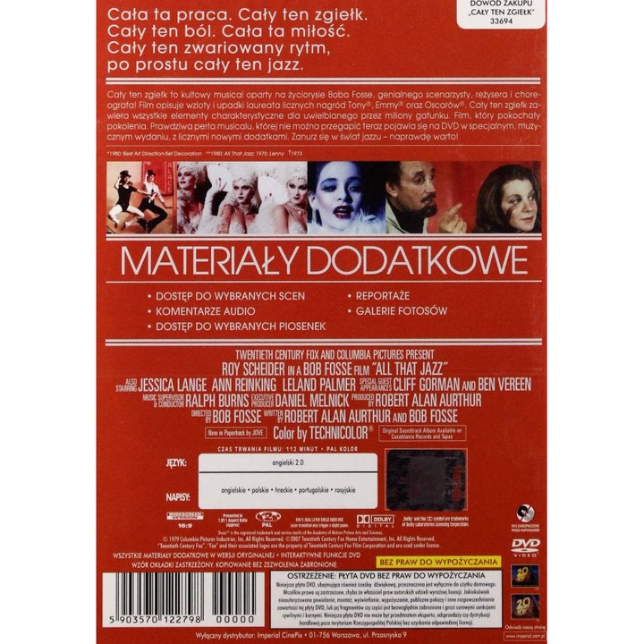 All That Jazz [DVD] eMAG.ro