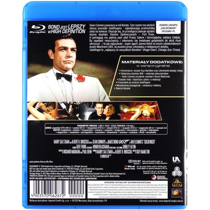 James Bond - Goldfinger [Blu-Ray]