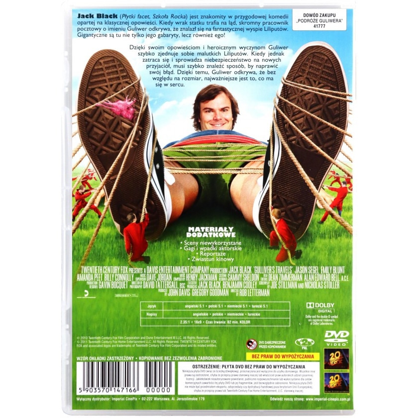 Calatoriile lui Gulliver [DVD] - eMAG.ro