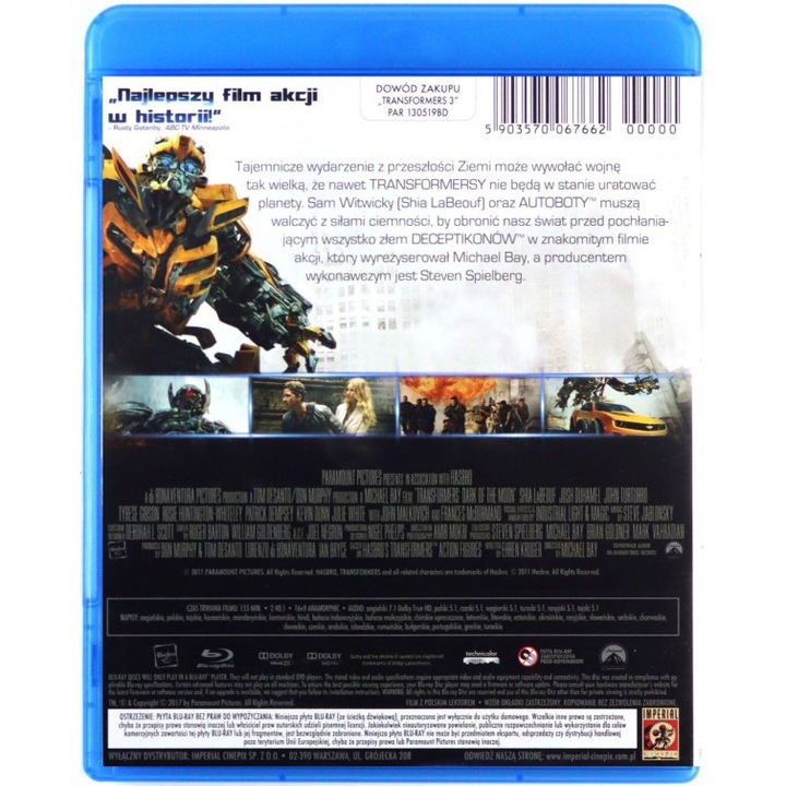 Transformers: Dark of the Moon [Blu-Ray]
