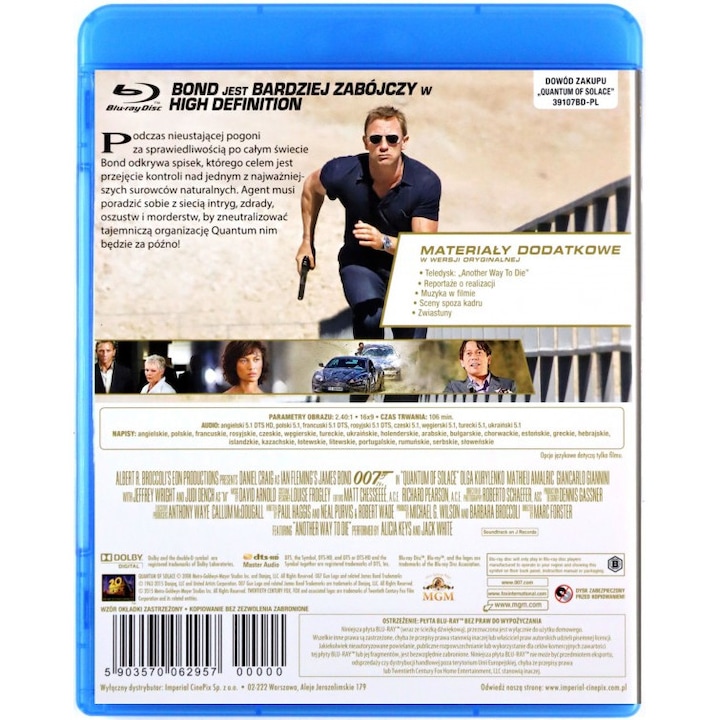 007: Partea lui de consolare [Blu-Ray]