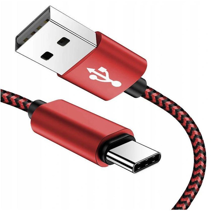 USB kábel telefonhoz | Quick Charge 3.0, C-05-TYPE-C-RED